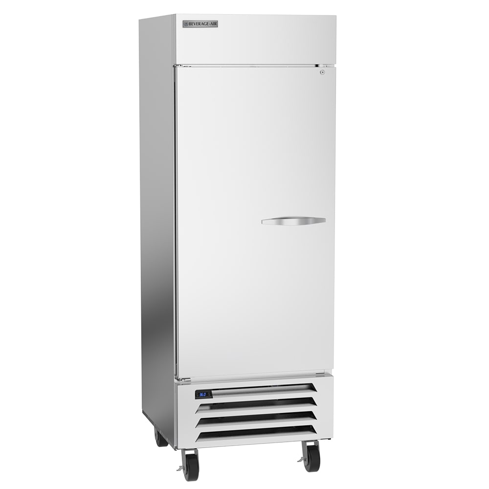 118-HBR27HC1LH 30" One Section Reach In Refrigerator, (1) Left Hinge Solid Door, 115v