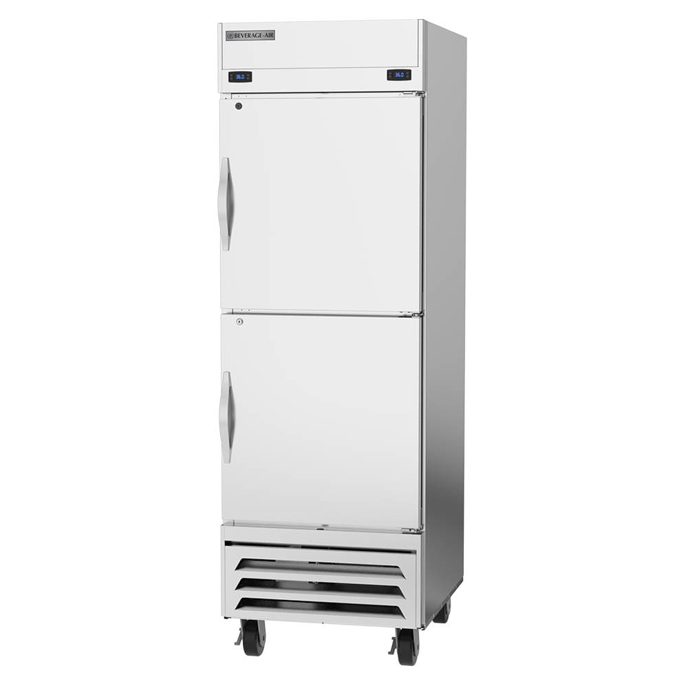 118-HBRF23HC1A 27 1/4" Horizon One Section Commercial Combo Refrigerator Freezer - Solid Doo...