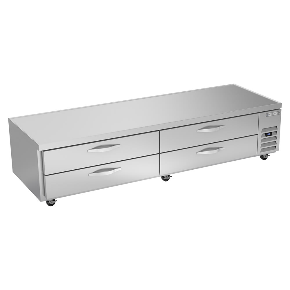 118-WTFCS96HC 96" Hydrocarbon Series Chef Base Freezer w/ (4) Drawers - 115v