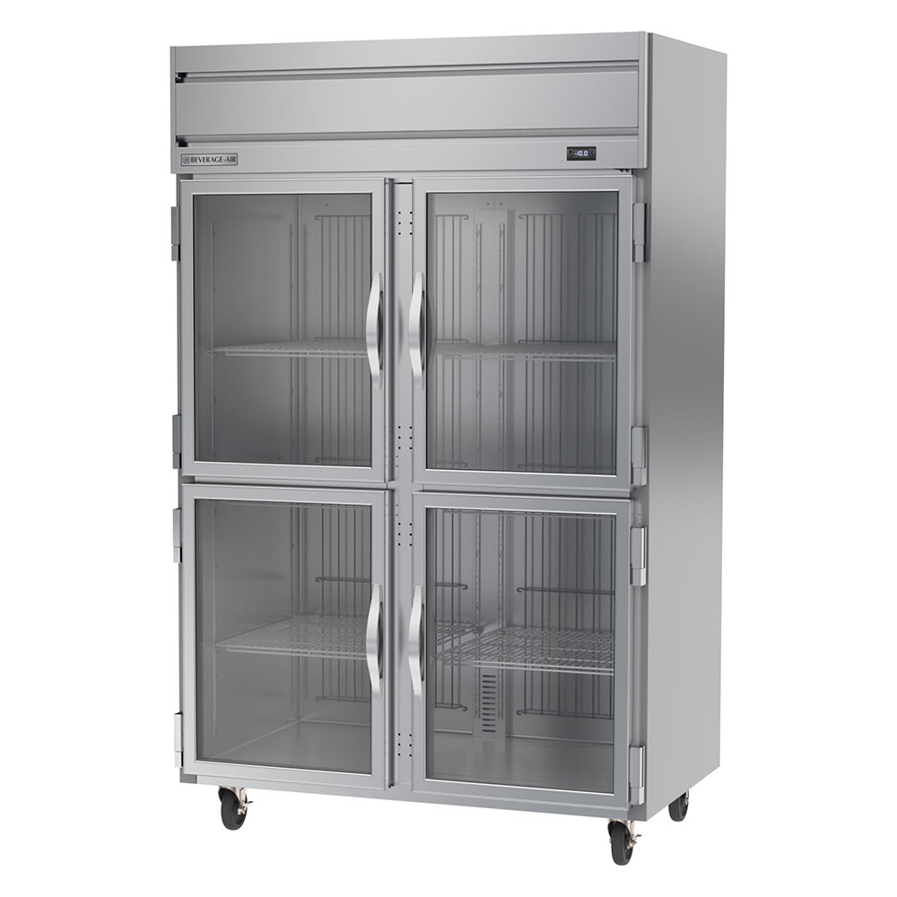 118-HFS2HC1HG 52" Horizon Series Two Section Reach In Freezer, (4) Left/Right Hinge Glass Do...