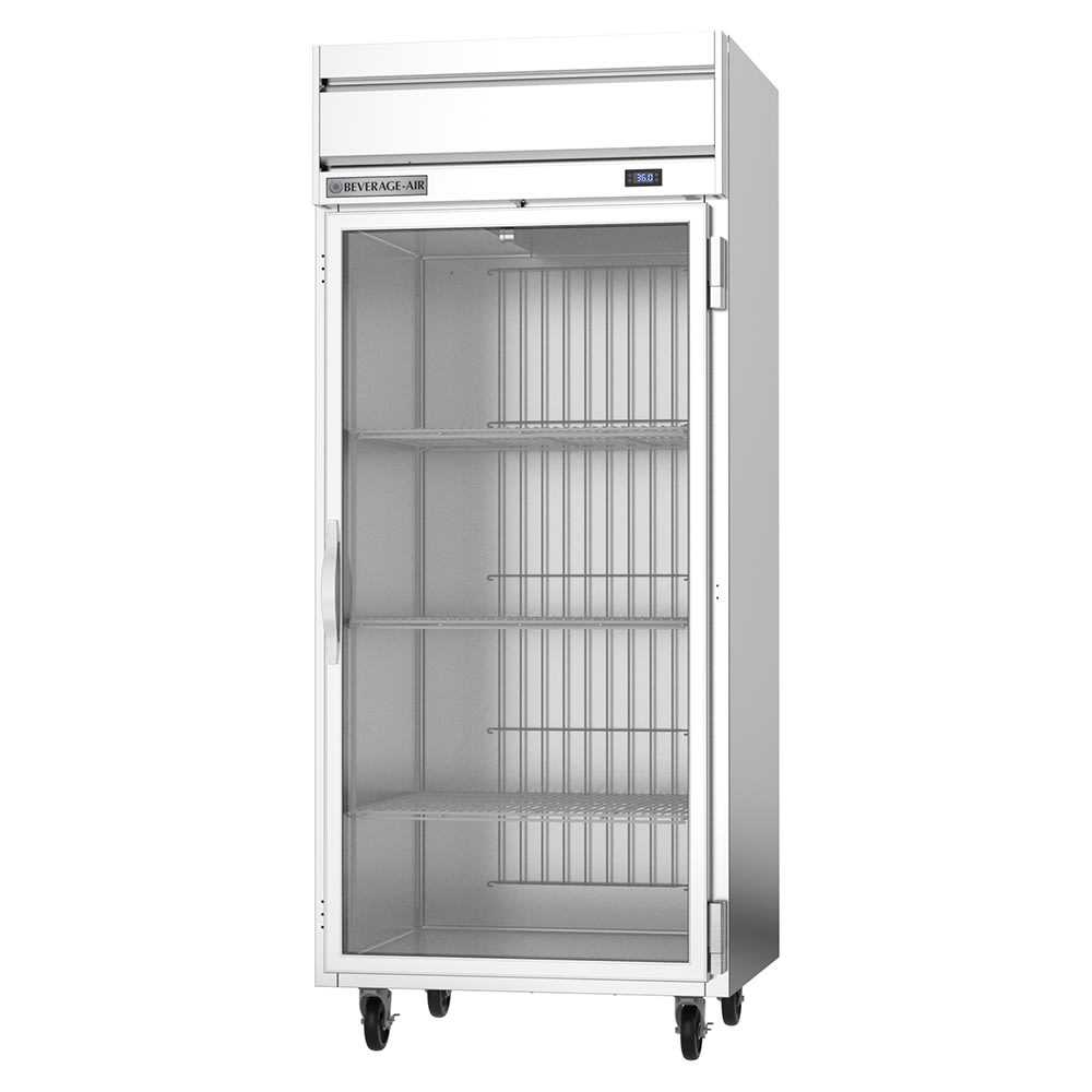 118-HRPS1WHC1G 35" One Section Reach In Refrigerator, (1) Right Hinge Glass Doors, 115v