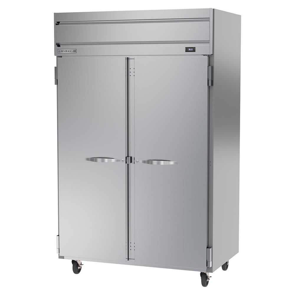 118-HRS2HC1S 52" Two Section Reach In Refrigerator, (2) Left/Right Hinge Solid Doors, 115v