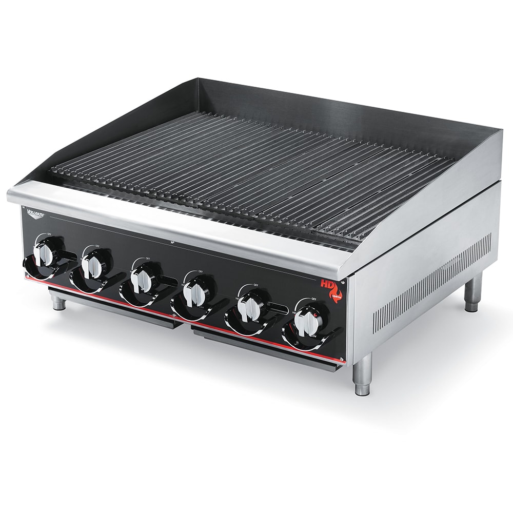 175-936CGNG 36" Heavy-Duty Charbroiler - Manual Control, 120,000 BTU
