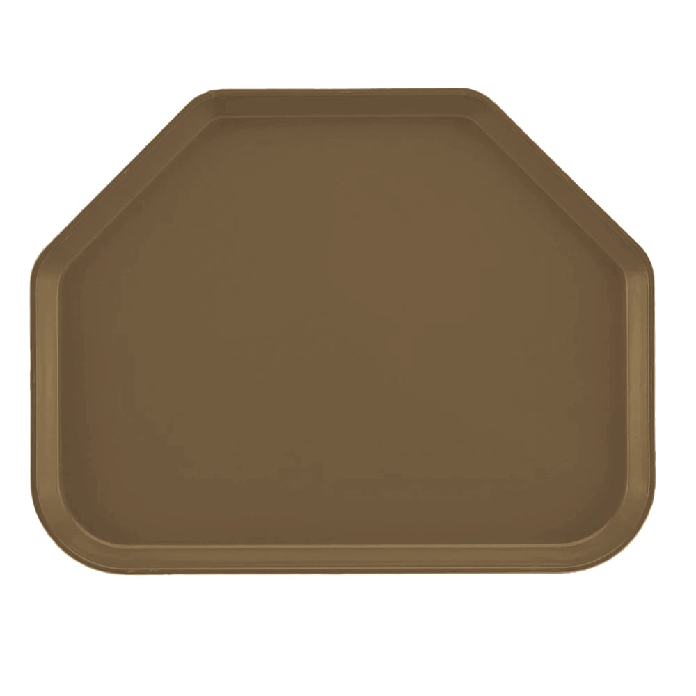 144-1422TR513 Fiberglass Camtray® Cafeteria Tray - 22"L x 14"W, Bay Leaf Brown