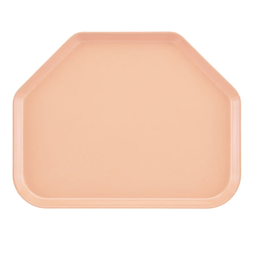 144-1520TR106 Fiberglass Camtray® Cafeteria Tray - 19 1/2"L x 14 1/2"W, Light Peach