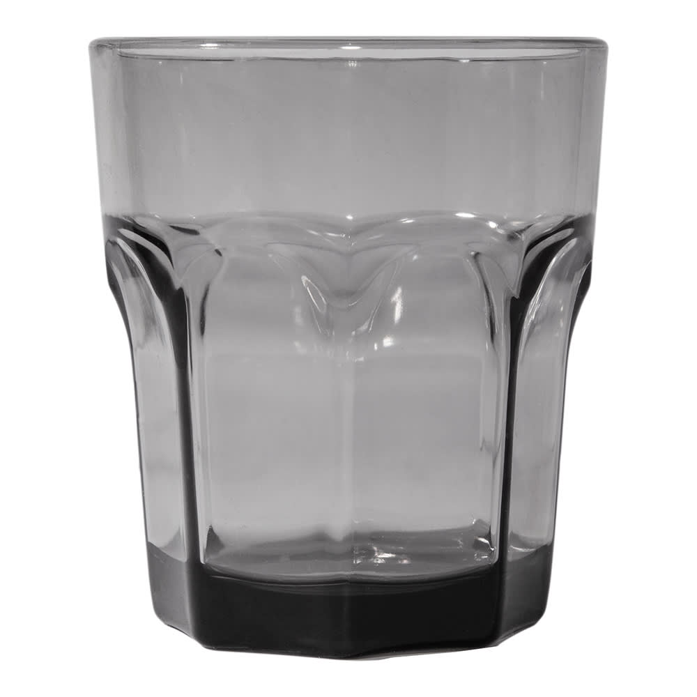 028-581218 12 oz Louis™ Rocks Tumbler - Plastic, Smoke