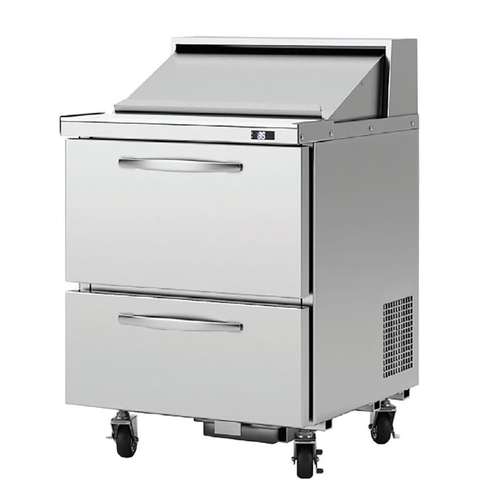 083-PST28D2N 27 1/2" PRO Series Sandwich/Salad Prep Table w/ Refrigerated Base, 115v