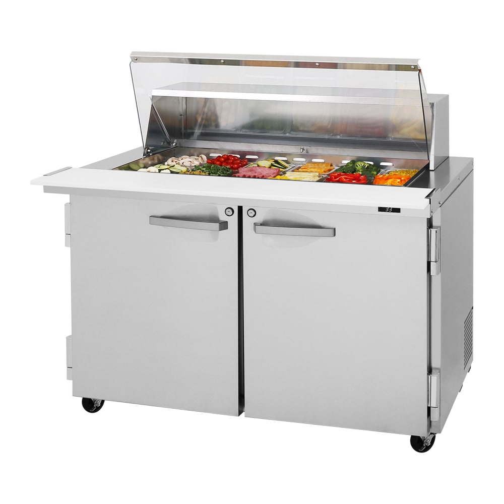 083-PST4818NCL 48 1/4" PRO Series Mega Top Sandwich/Salad Prep Table w/ Refrigerated Base, 1...