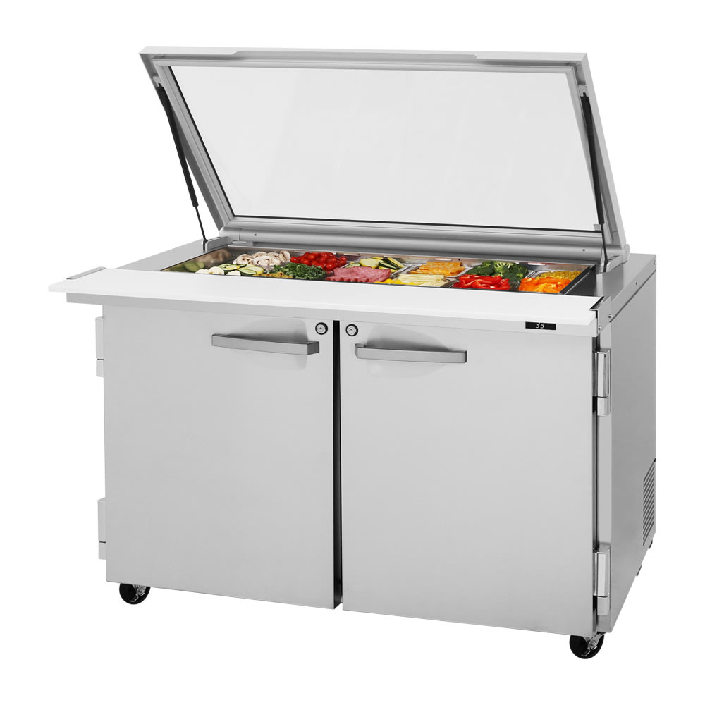083-PST4818NGL 48 1/4" PRO Series Mega Top Sandwich/Salad Prep Table w/ Refrigerated Base, 1...