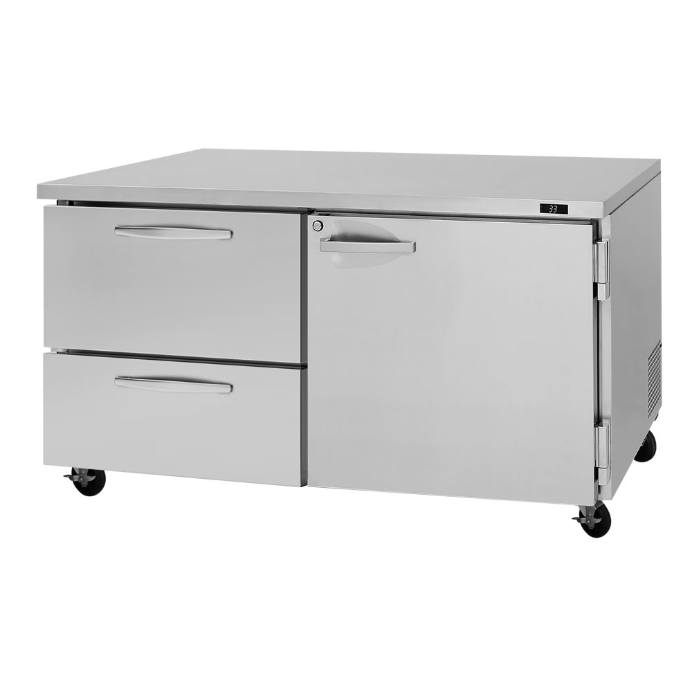 083-PUR60D2RLN 60 1/4" W Undercounter Refrigerator w/ (2) Sections & (1) Door & (2)...
