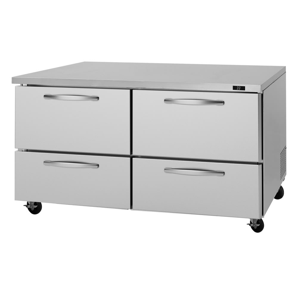 083-PUR60D4N 60 1/4" W Undercounter Refrigerator w/ (2) Sections & (4) Drawers, 115v