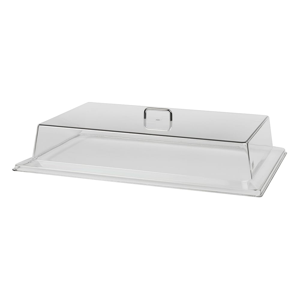 144-RD1826CW Rectangular Display Cover - 18x26" Clear/Chrome