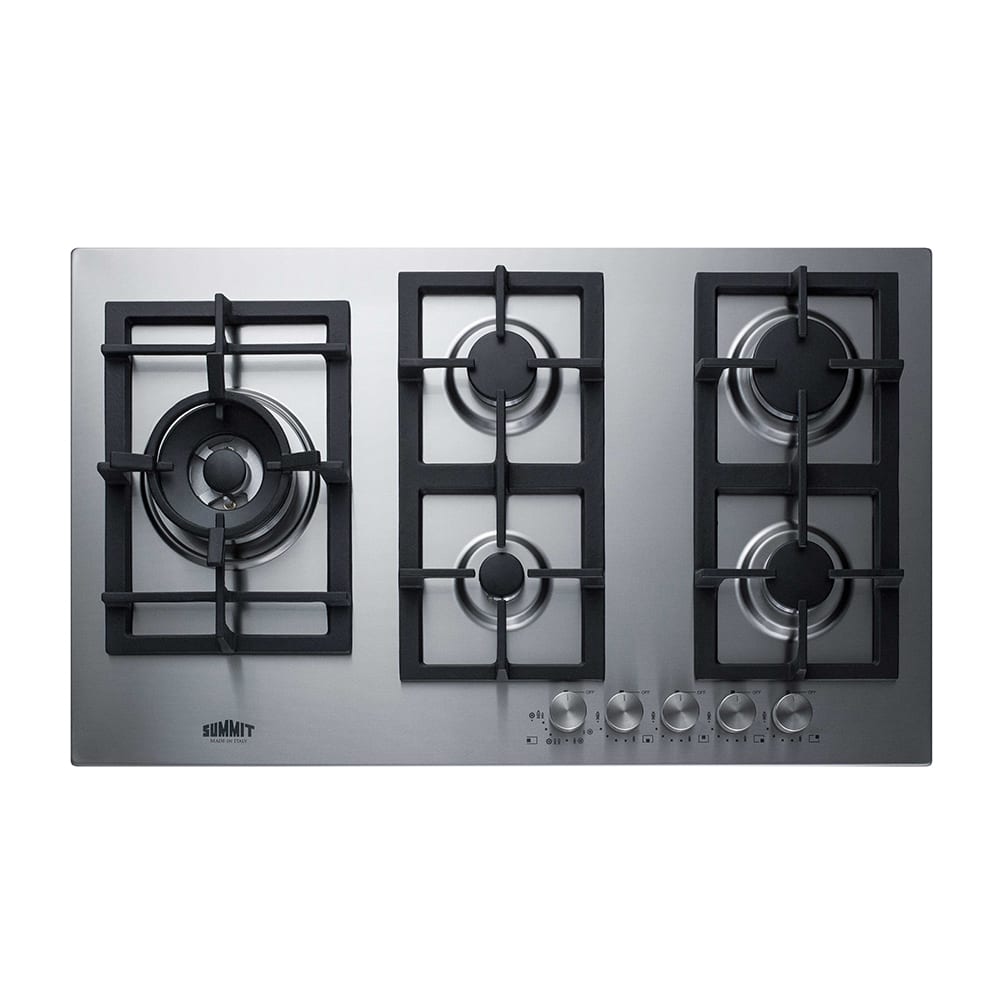 162-GCJ536SS 33 7/8"W Gas Stove w/ (5) Burners - Cast Iron Grates, Natural Gas
