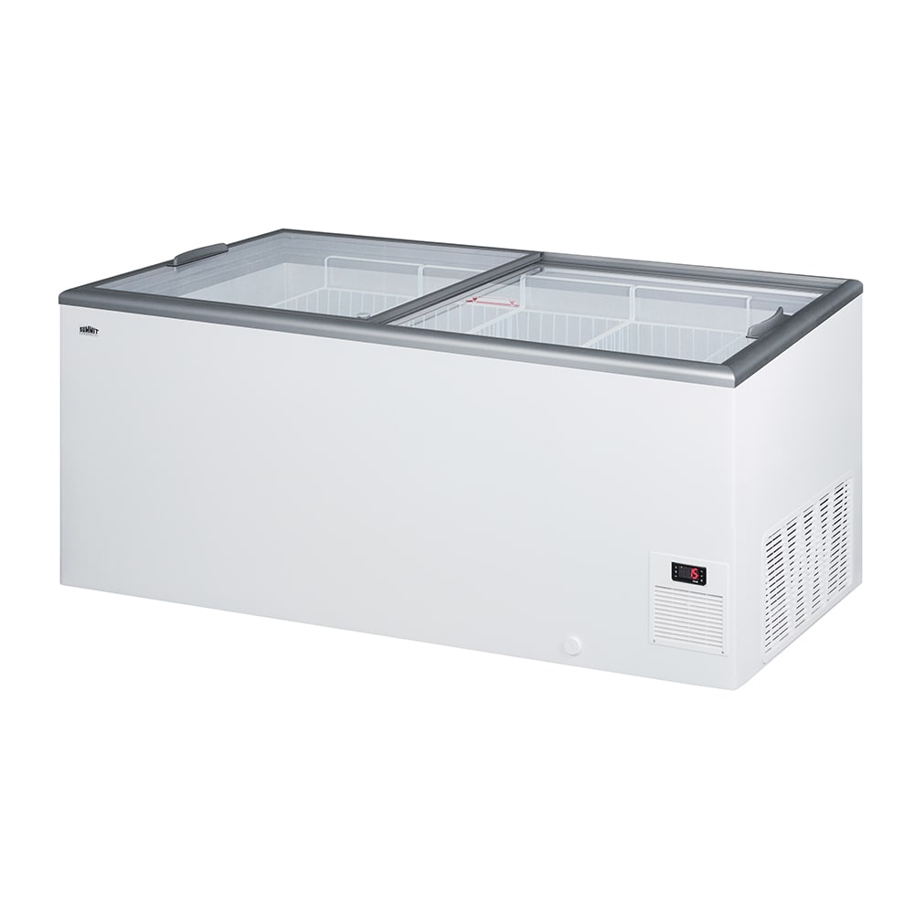 162-NOVA61 71" Mobile Ice Cream Freezer w/ 5 Baskets - White, 115v