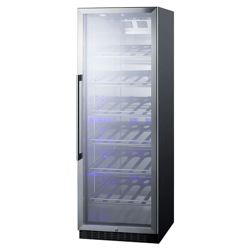 162-SCR1401CH 24" One Section Wine Cooler w/ (1) Zone - 35 Bottle Capacity, 115v