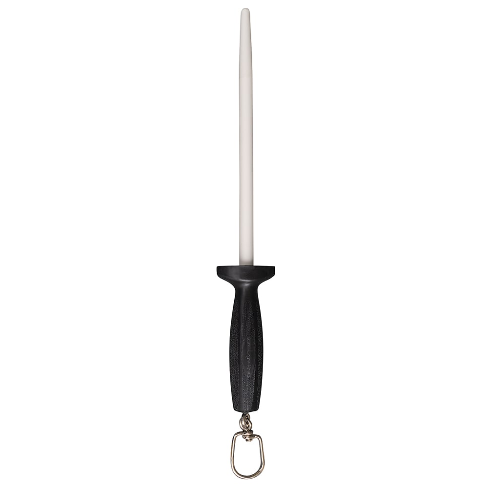 135-07010 8" Ceramic Sharpener w/ Polypropylene Black Handle