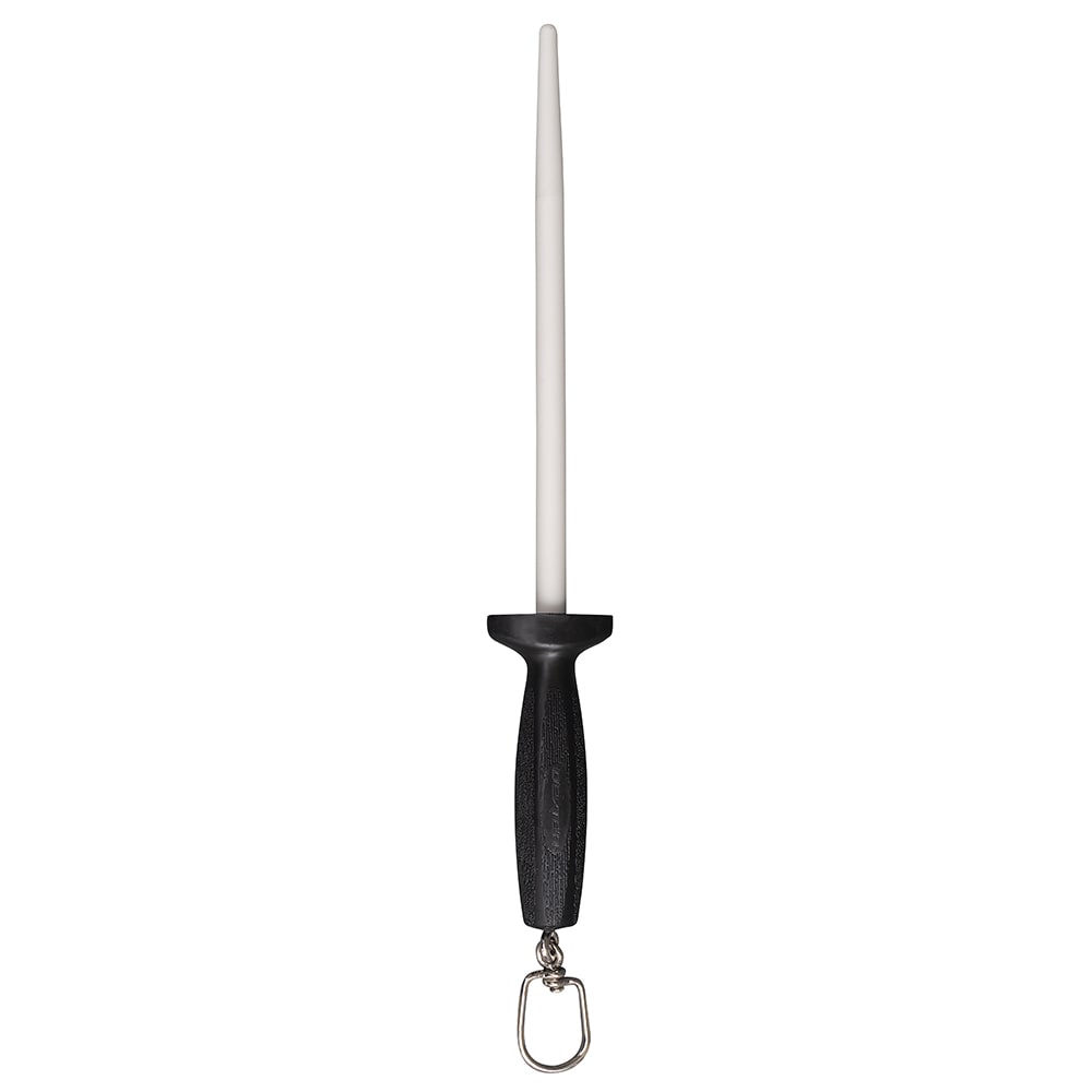 135-07020 10" Ceramic Sharpener w/ Black Polypropylene Handle