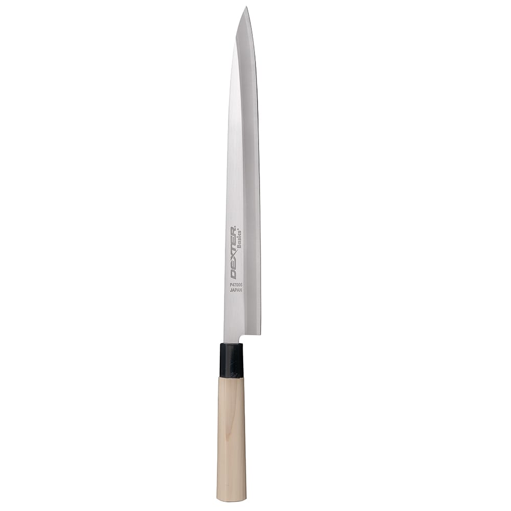 135-31446 12" Sashimi Knife w/ Magnolia Wood Handle, Stainless Steel