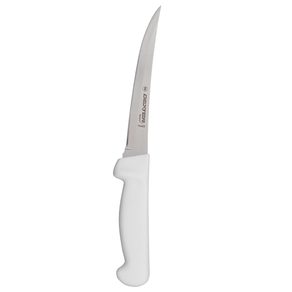 Dexter Russell P94825 6" Boning Knife w/ Polypropylene White Handle, Carbon Steel