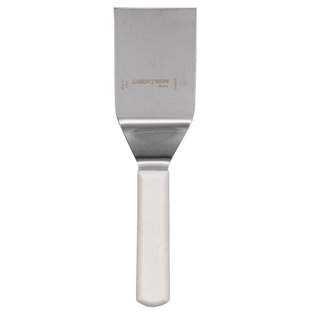 135-31644 4"x3" Hamburger Turner w/ Polypropylene Handle, Stainless Steel