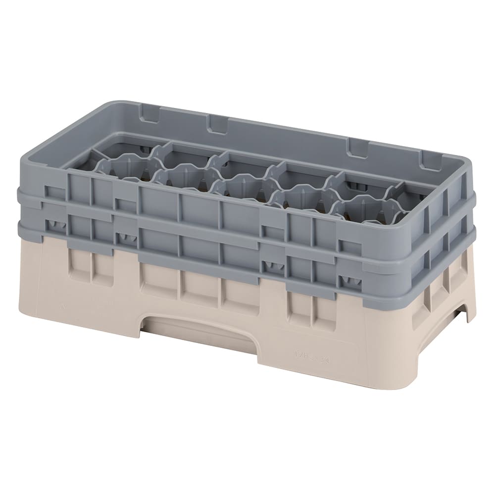144-17HS434184 Camrack Glass Rack - (2)Extenders, 17 Compartment, Beige