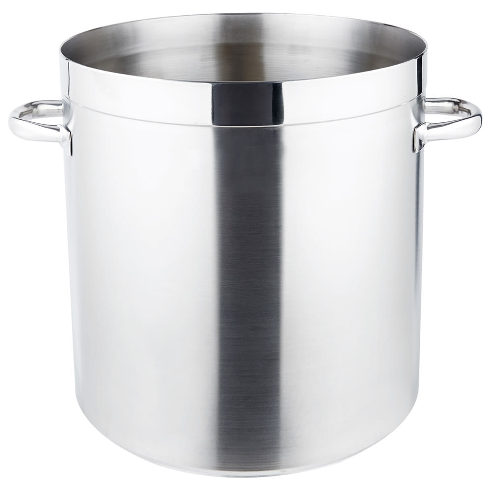 175-3113 53 qt Centurion® Stainless Steel Stock Pot - Induction Ready