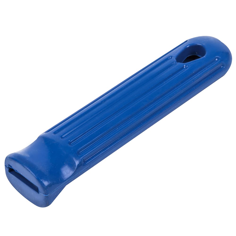175-3010 4 1/2" Silicone Handle Sleeve - Fits 8 10" Pans, Blue