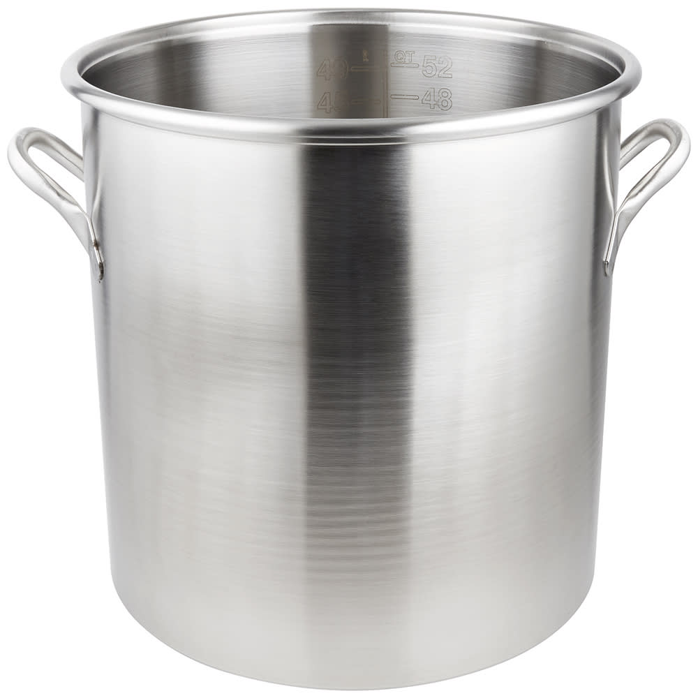 175-77640 57 1/2 qt Stainless Steel Stock Pot