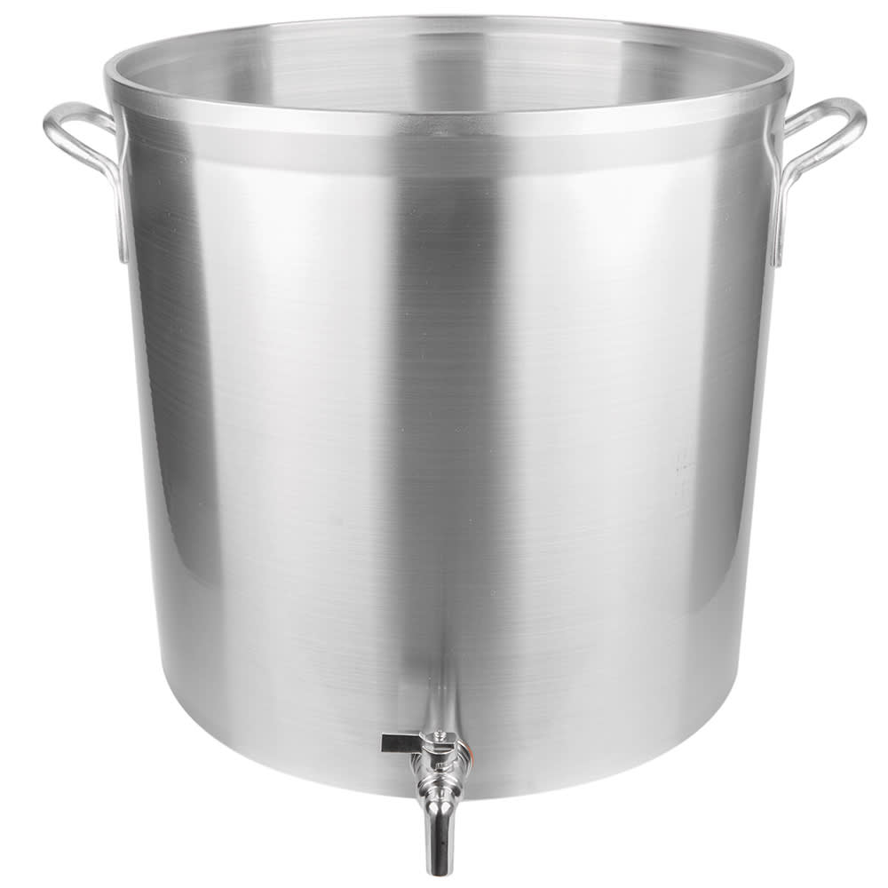 175-68681 80 qt Wear-Ever® Classic Select® Aluminum Stock Pot w/ Faucet