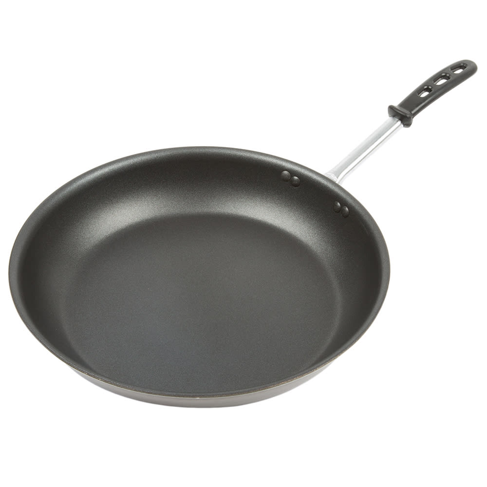 175-69114 Jacob's Pride® 14" Non-Stick Steel Frying Pan w/ Vented Silicone Handle