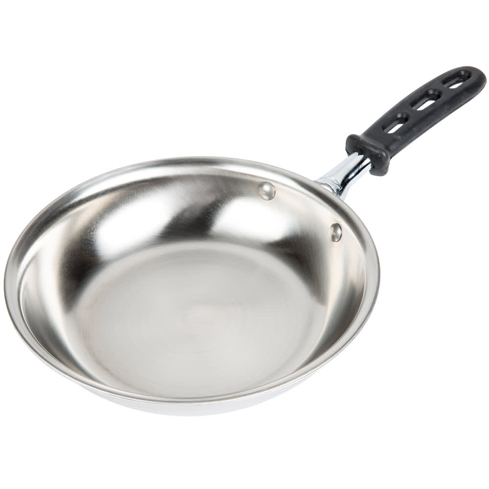 175-69808 Jacob's Pride® 8" Stainless Steel Frying Pan w/ Vented Silicone Handle