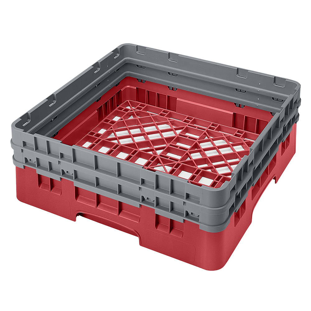 144-BR578163 Camrack Base Rack - (2)Extenders, 1 Compartment, 7 1/4"H, Red