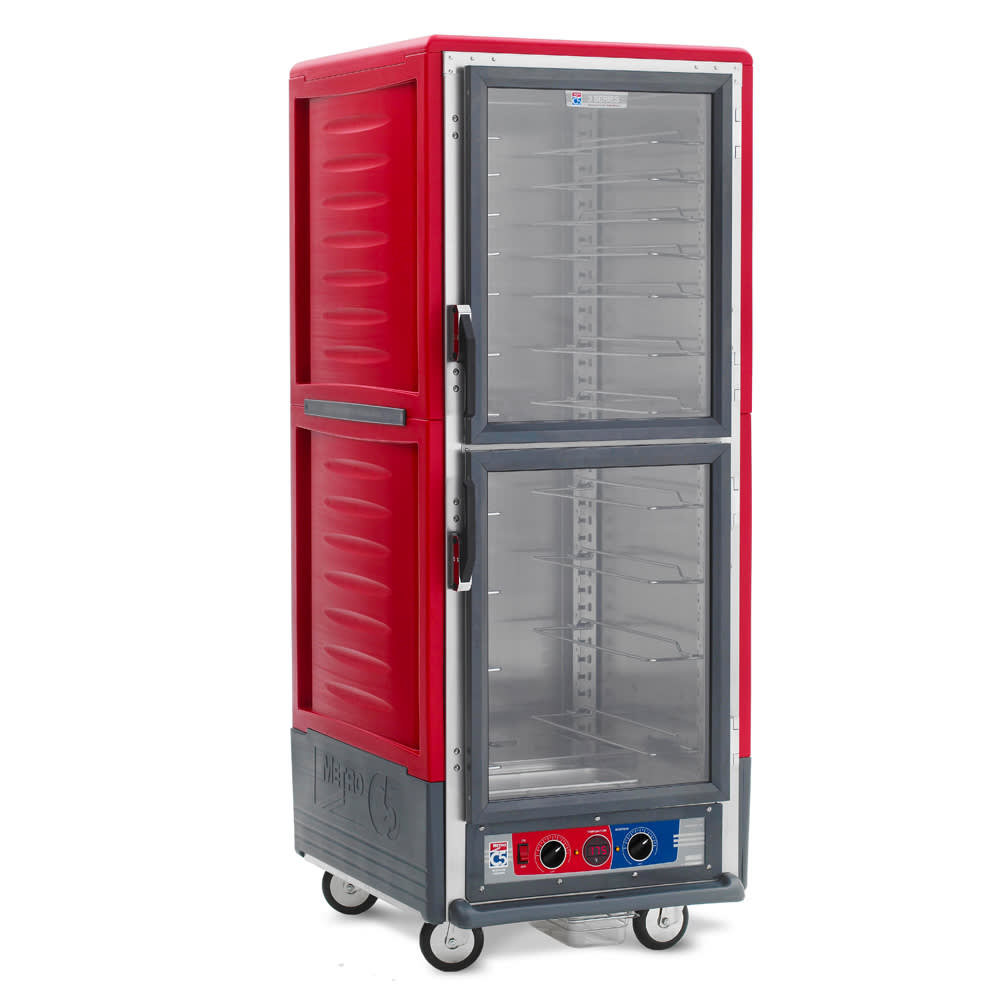 001-C539MDCU Full Height Insulated Mobile Heated Cabinet w/ (18) Pan Capacity, 120v