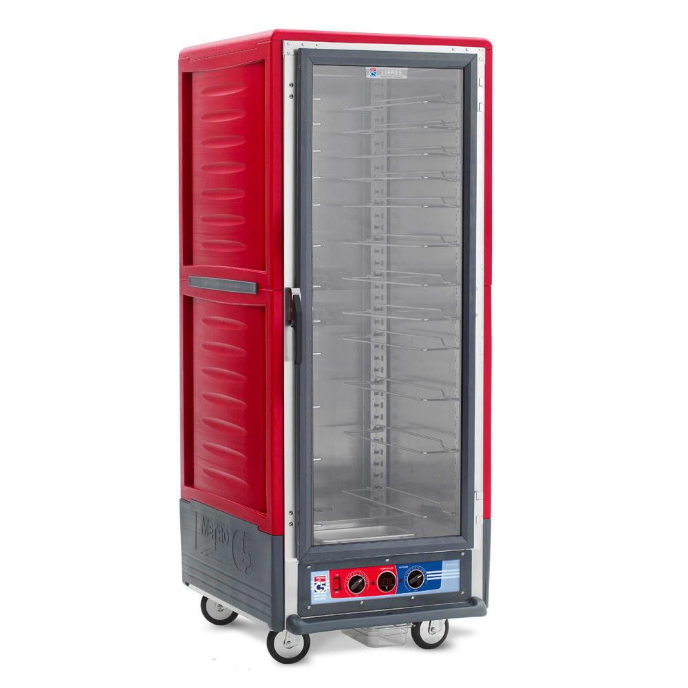 001-C539MFC4 Full Height Insulated Mobile Heated Cabinet w/ (18) Pan Capacity, 120v