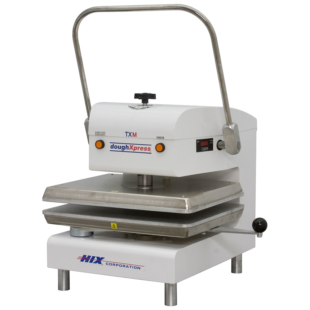DoughXpress TXM-W Manual Tortilla Dough Press w/ (2) 16" x 20" Heated Aluminum Platens, 220v/1ph