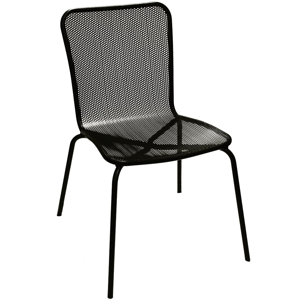 336-92 Indoor/Outdoor Side Chair - Metal, Black