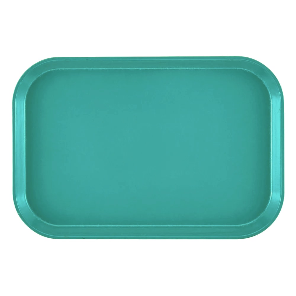 144-1015MT140 Rectangular Market Display Tray - 10 1/8" x 15" x 3/4", Green