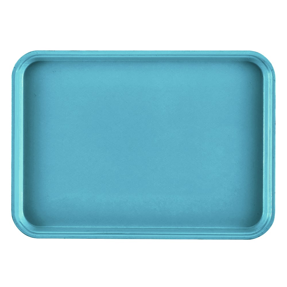 144-1318MT140 Rectangular Market Display Tray - 12 5/8" x 17 3/4" x 11/16", Green