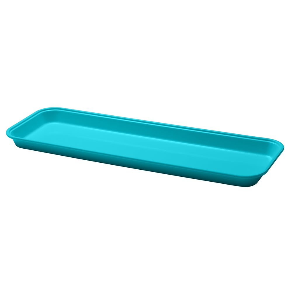 144-8302MT140 Rectangular Market Display Pan - 8 7/16" x 30" x 2", Green