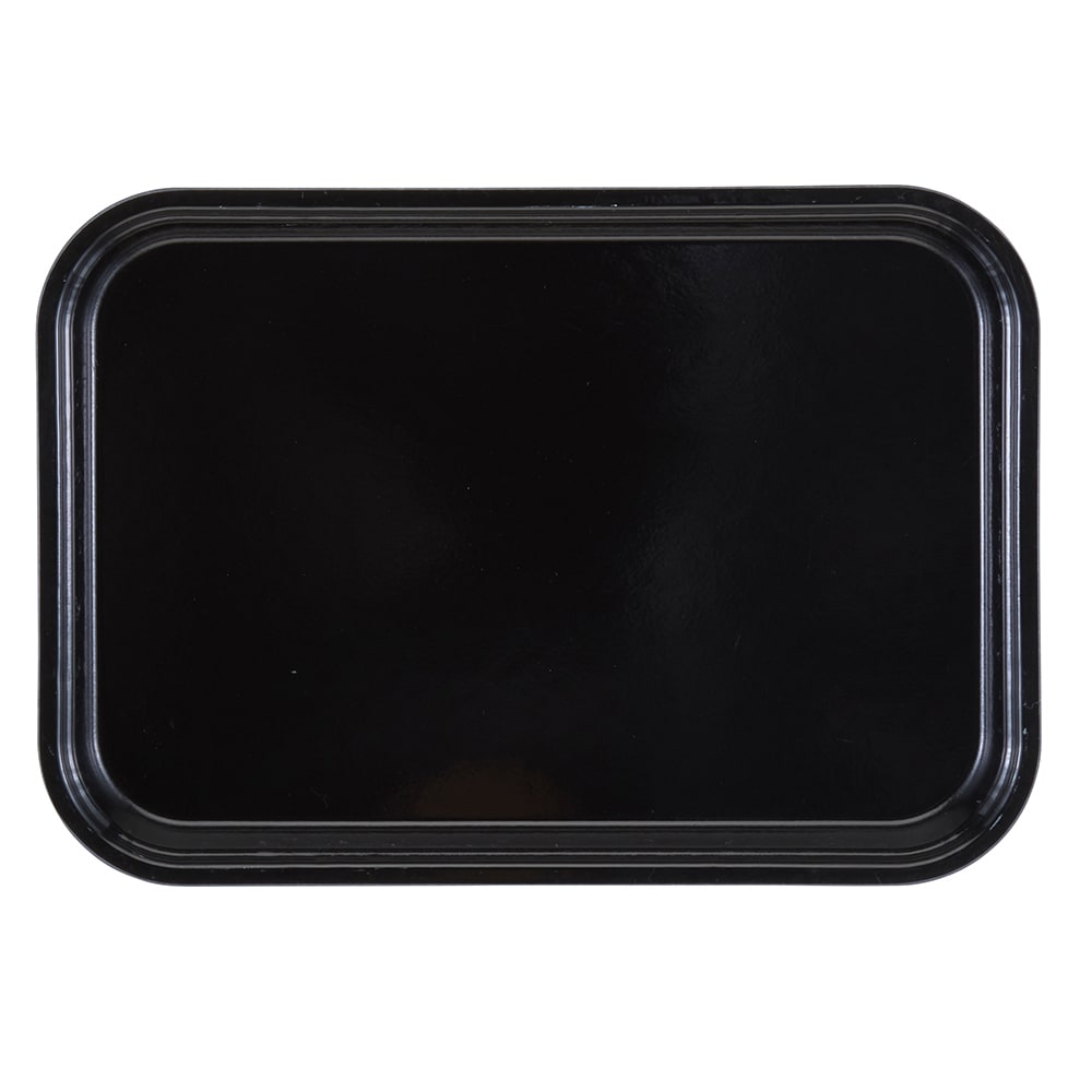 144-913MT110 Rectangular Market Display Tray - 9" x 12 3/4" x 1", Black