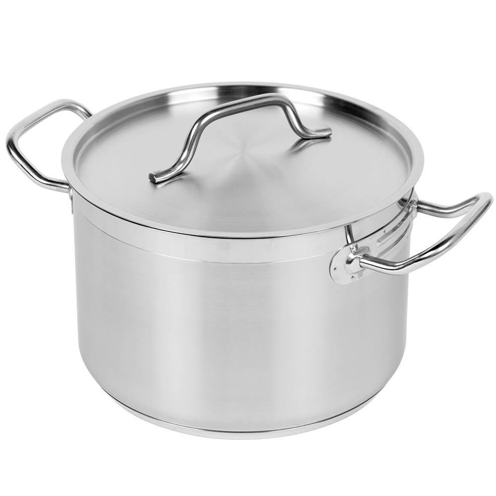 Vollrath 3501 Optio 8 Qt. Stainless Steel Stock Pot with Cover