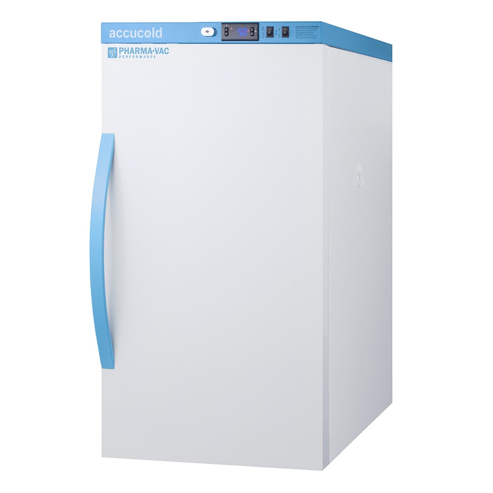 162-ARS3PV 3 cu ft Undercounter Pharma-Vac Medical Refrigerator w/ Solid Door - Temperature Alarm...