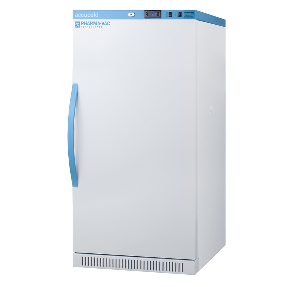 162-ARS8PV 8 cu ft Reach In Pharma-Vac Medical Refrigerator w/ Solid Door - Temperature Alarm, 11...