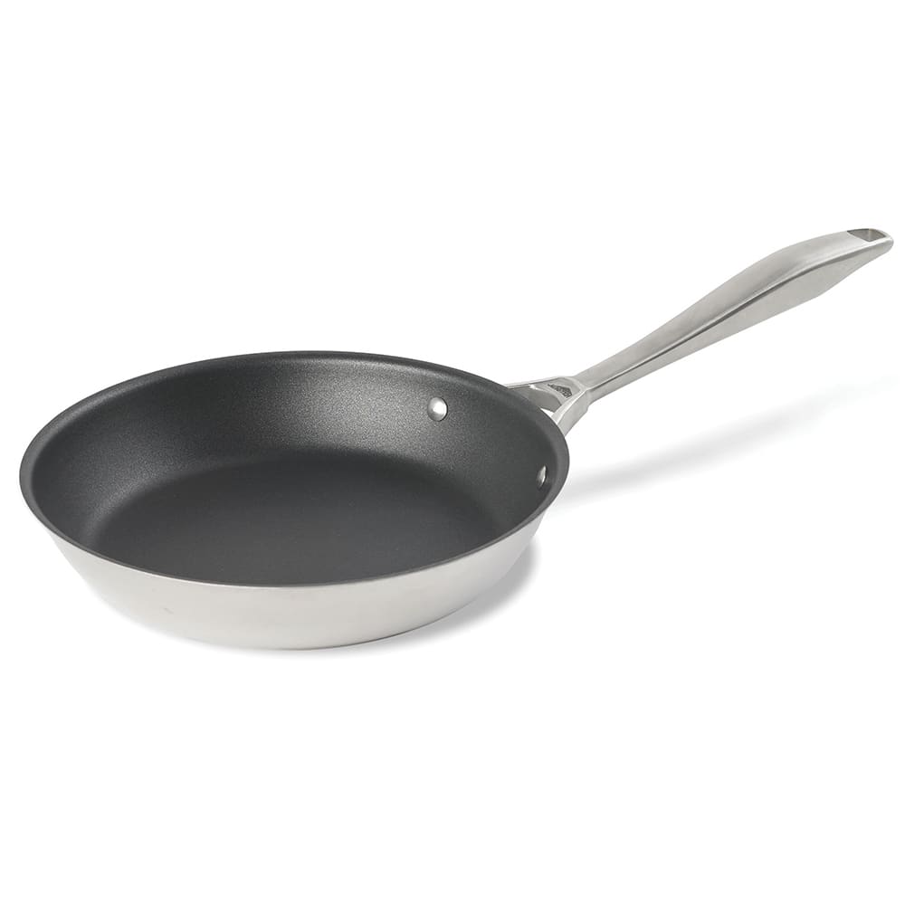 Vollrath 691110 10 Tribute Stainless Steel Frying Pan w/ Solid Metal Handle - Induction Ready, Induction Ready