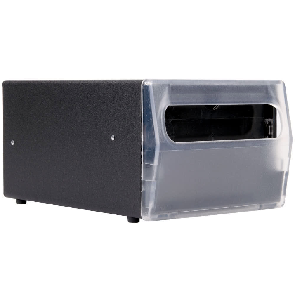 175-751206 Napkin Dispenser - Counter-Type, 11 3/4x8x6" Clear Face, Black