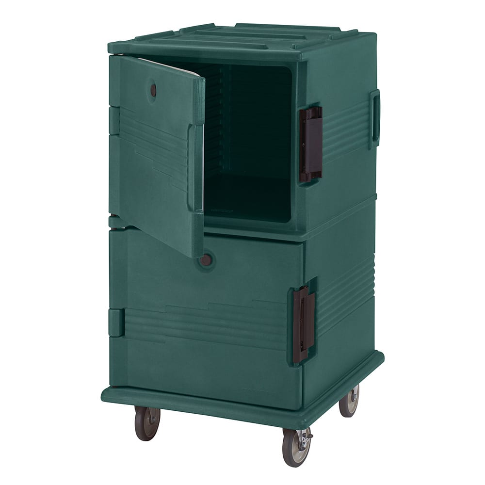 144-UPC1600HD192 Ultra Camcart® Insulated Food Carrier w/ (24) Pan Capacity, Granite Green