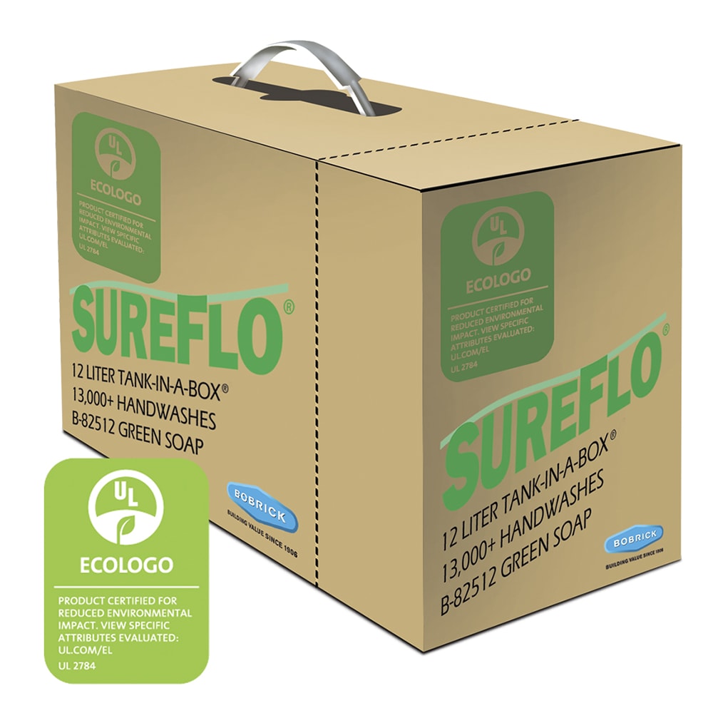 016-B82512 EcoLogo® 12 liter Green Foam Soap Refill for B-830 Dispenser