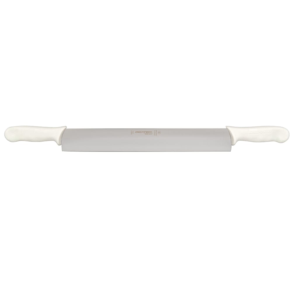 Dexter Russell S118-14DH SANI-SAFE® 14" Cheese Knife w/ Polypropylene White Handle, Carbon Steel