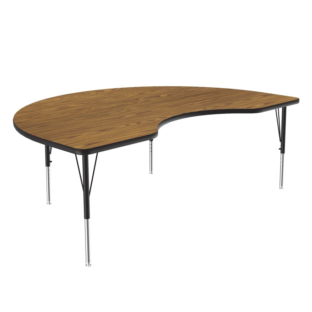 228-A4872KID06 Activity Table w/ 1 1/4" High Pressure Top, 72"W x 48"D, Oak