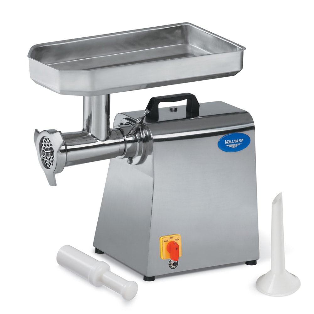 175-40744 Bench Style Meat Grinder - 528 lb Capacity, #22 Hub, Stainless 110v